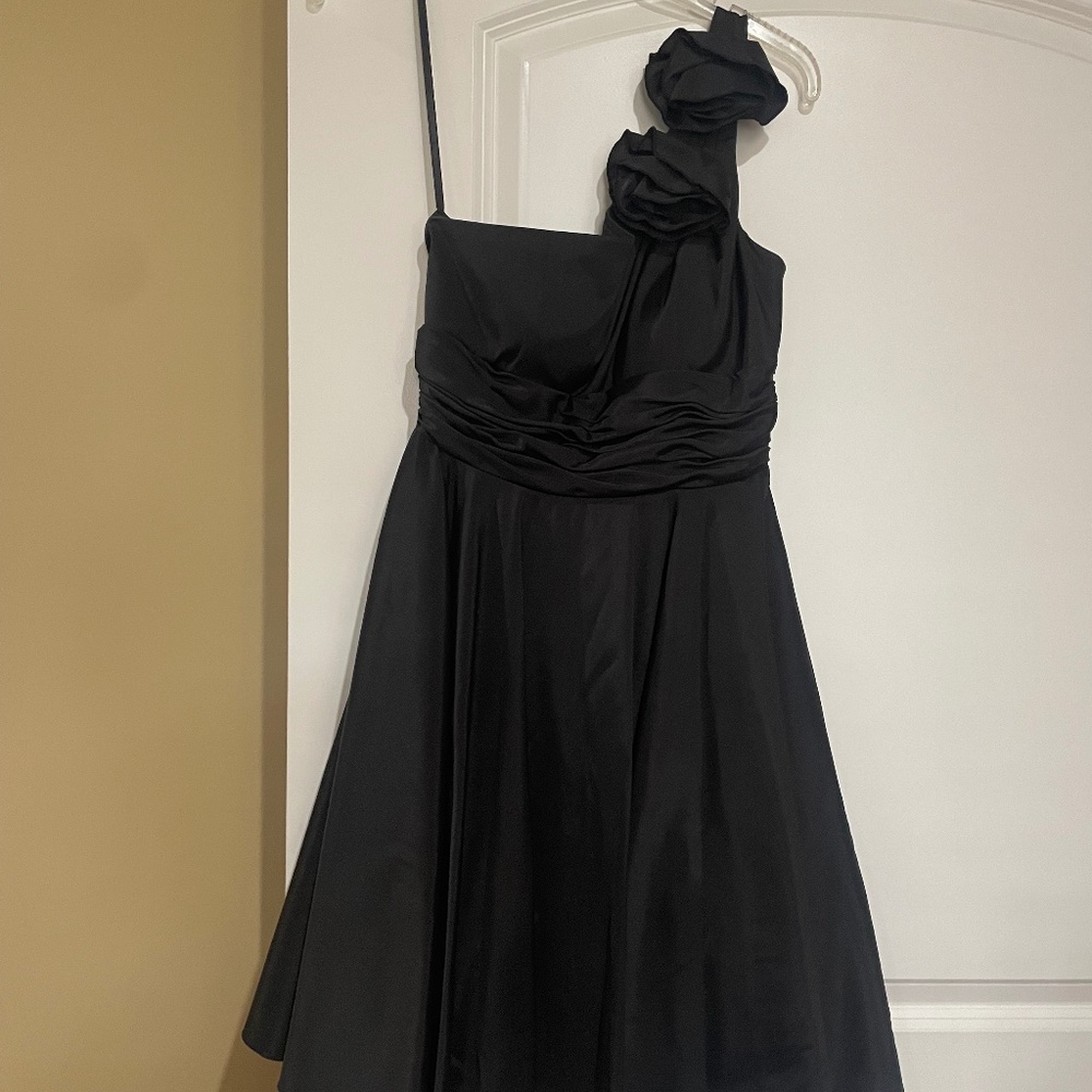 Black cocktail dress
